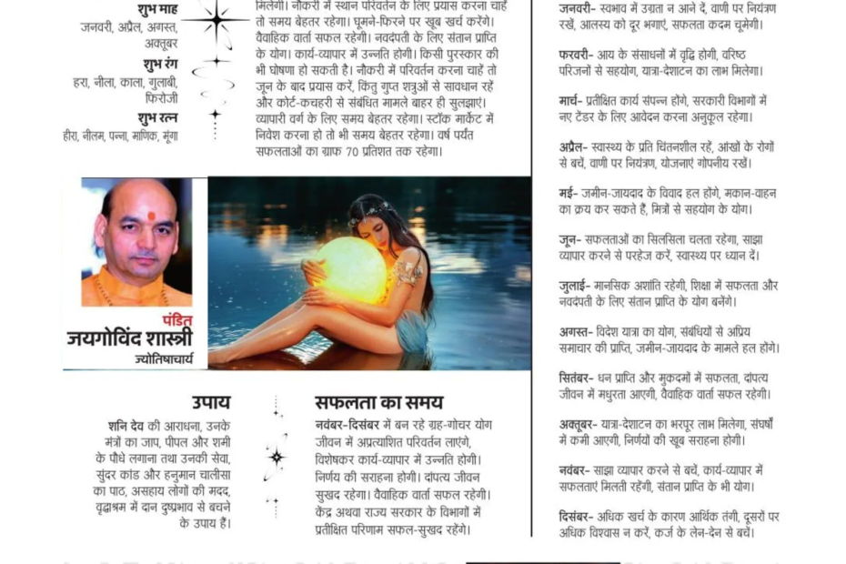 Aquarius ( कुंभ राशि रूपायन 2026 )